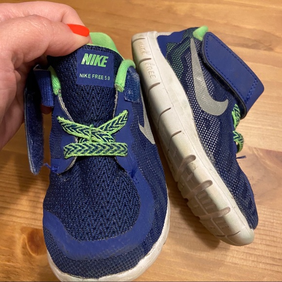 Nike Free 5.0 Toddler Sneakers GUC - Picture 4 of 5